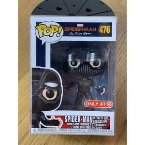 Funko Pop Spider-Man Stealth Suit Goggle Up 476 Target Exclusive Vinyl Figure